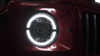 Full LED Headlights suitable for MERCEDES G-Class W463 (2005-2017) Black Facelift 2018 Design