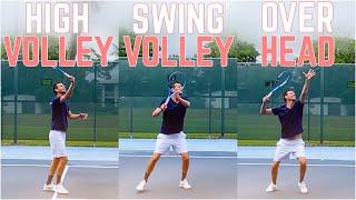 When to Hit High Volley vs Swing Volley vs Overhead | Shot Selection at The Net