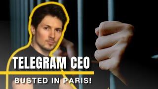 Telegram CEO Busted in Paris! Free Speech or Security Breach?