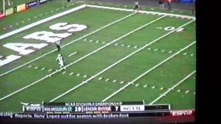 Justin Ryan Powell Lenoir Rhyne Bears Kicker 2013 Championship Game 80 Yard Touchback