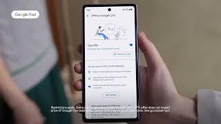 Google Pixel 7a with VPN