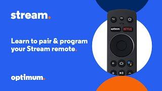 Learn to Pair & Program your Optimum Stream Remote