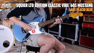 No Talking...Just Tones | Squier Limited Edition Classic Vibe '60s Mustang - Lake Placid Blue