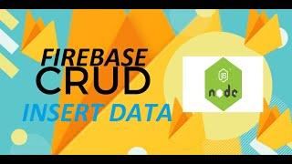 How to save data in the firebase database using Node Js