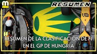 RESUMEN de la CLASIFICACIÓN del GP de HUNGRÍA 2024 de F1