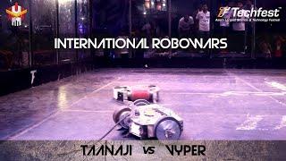 International Robowars- Taanaji Vs Vyper | Final | Techfest, IIT BOMBAY