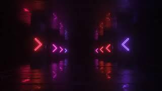 Enter the Neon Glowing Arrows Tunnel Loop | Free 4K Stock Footage Download!