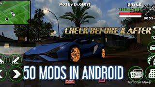 I INSTALLED *5 MODS* IN GRAND THEFT AUTO SAN ANDREAS TO GIVE PC FEEL  IN MOBILE
