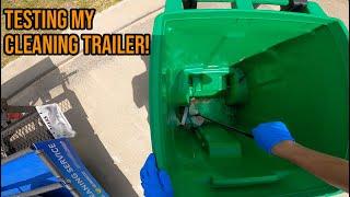 Trash Bin Cleaning Business POV - 1st Client!