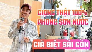 Phong Sơn Nước Hát Giọng Thật 100% Nghe Không Khác Gì Ca Sĩ Chuyên Nghiệp , Giã Biệt Sài Gòn