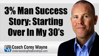 3% Man Success Story: Starting Over In My 30’s