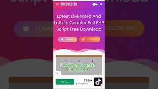 Latest Word Counter Premium Full PHP Script || Latest Letter Counter Script Free Download || #Shorts