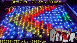 20x20S Pixel Thoran Set.8ft x 20ft Diwali Decoration Set.