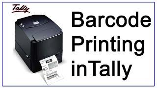 Barcode Printing in Tally.ERP9