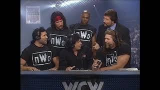 The NWO take over Monday Nitro for the first time & debut their new Nascar Car! (WCW)