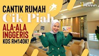 Cantik Rumah Cik Piah Konsep Ala-Ala Inggeris Kos Cecah RM140k!