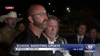 Press conference on Winder, Georgia high school shooting