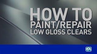 How to Paint/Repair Low Gloss Clears