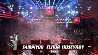 O Ses Turkiye "2015"  ELNUR HÜSEYNOV qalib gələrək "ŞAMPİYON" oldu