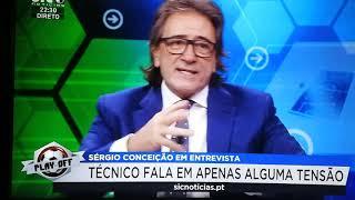 Rodolfo Reis arrasa Rui Santos, Ricardo Rocha Manuel José e o moderador do programa play off da SIC