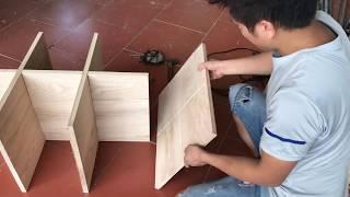 How to make simple TV shelves || carpenter dong