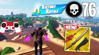 76 Elimination Solo Vs Squads Gameplay Wins (Fortnite Chapter 4 Season 4)