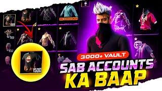 Free Fire Owner Account  Collection Revealed  || The Most Rarest Account Ever || Jack Official PK