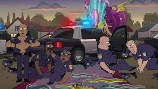 Mr Nimbus Controlling the Police Rick and Morty 5x01