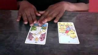 Learning two tarot cards combinations.