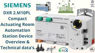 #Siemens DXR2.M10PL Compact Actuator Room Automation Station / #hvac /#bms / #knx /#bacnet