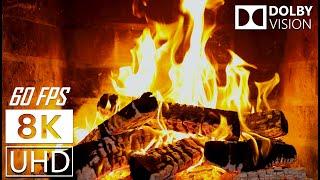  Cozy Fireplace 4K (LIVE 24/7). Fireplace with Crackling Fire Sounds. Crackling Fireplace 4K