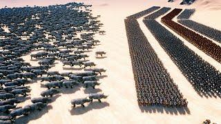 Can Ancient Army Stop 10,000 Rhino ? | Ultimate Epic Battle Simulator | UEBS