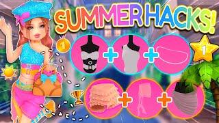 SUMMER Dress To Impress HACKS That Help Get 1ST PLACE!  10+ OUTFIT HACKS & Ideas | ROBLOX