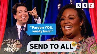 Alison Hammond can't stop laughing at rude Send to All  Michael McIntyre’s Big Show