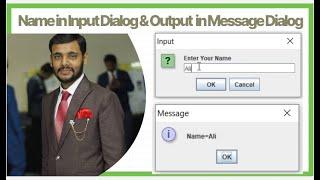 Taking Input In java Using Swing with Practical and Tasks as you can also Learn | User Input Dialog