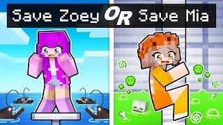 Save ZOEY or MIA in Minecraft?