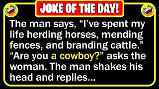  BEST JOKE OF THE DAY! - A woman walks up to a man sitting at a bar... | Funny Jokes