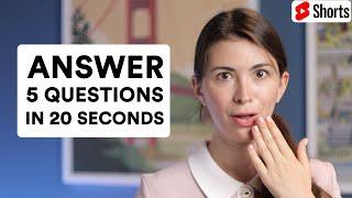 Can You Answer These Questions? | B1 Level | Practice your English with me