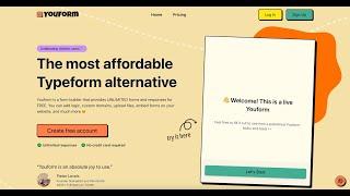 here's a free Typeform alternative with unlimited responses