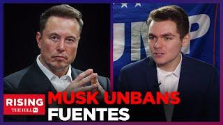 Nick Fuentes BACK On X, Elon Musk Says FREE SPEECH Principles Are Clear