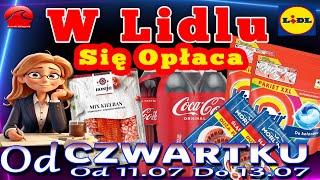 Lidl | Nowa Gazetka Promocyjna | Oszczędzaj z Lidlem Od poniedziałku 11.07.2024  W Lidlu Się Opłaca