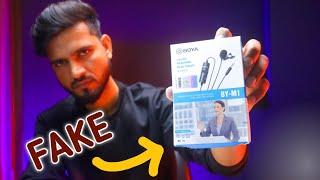 Amazon send me Fake Boya M1 Mic | How to check Boya Mic Fake and Real | Boya BY M1 Original vs Fake|