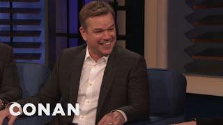 Matt Damon & Tom Cruise Have Different Approaches To Death-Defying Stunts | CONAN on TBS