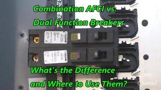 Combination AFCI Breaker vs Dual Function Breaker: The Differences and Where to Use Them