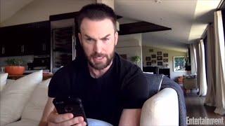 Chris Evans during the virtual meeting with the cast of Scott Pilgrim vs. The World