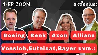 Rheinmetall, Renk, Hensoldt, Nvidia, Bayer, DHL uvm.: 4er Zoom