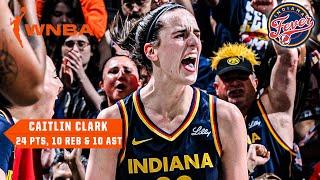 Caitlin Clark's TRIPLE-DOUBLE elevates Fever over the Sparks  | WNBA Highlights