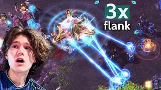 Triple Flank Warfare: Clem vs MaxPax! Epic StarCraft 2 Late Game