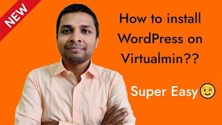 How to install WordPress on Virtualmin .