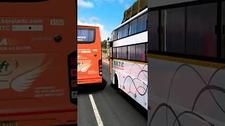 KSRTC vs SETCUltimate Bus Race #shorts #busdriving #bussimulator #busgames